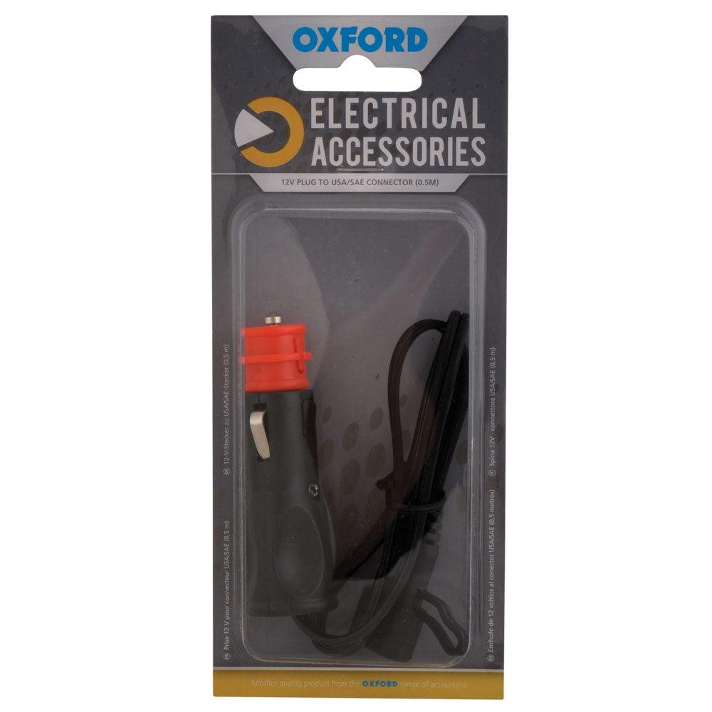 Oxford 12 Volt Plug to SAE Adaptor Lead - Towsure