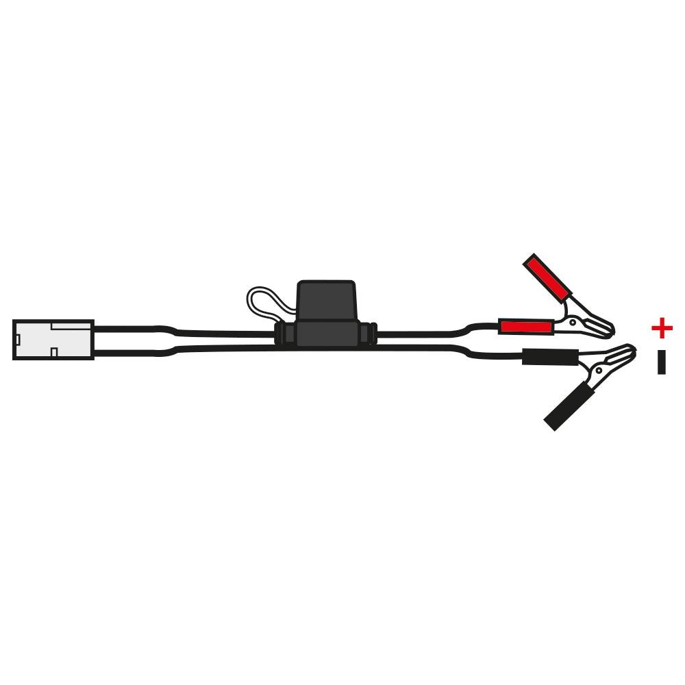 Oxford Oximiser / Maximiser Battery Charger Connection Lead - Crocodile Clips - Towsure