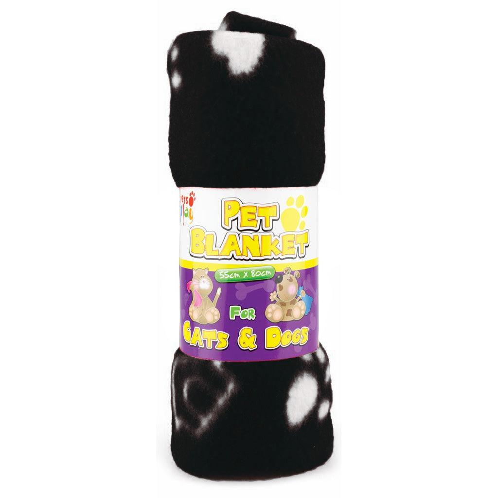 Pets Play Fleece Pet Blanket - 55cm x 80cm - Towsure