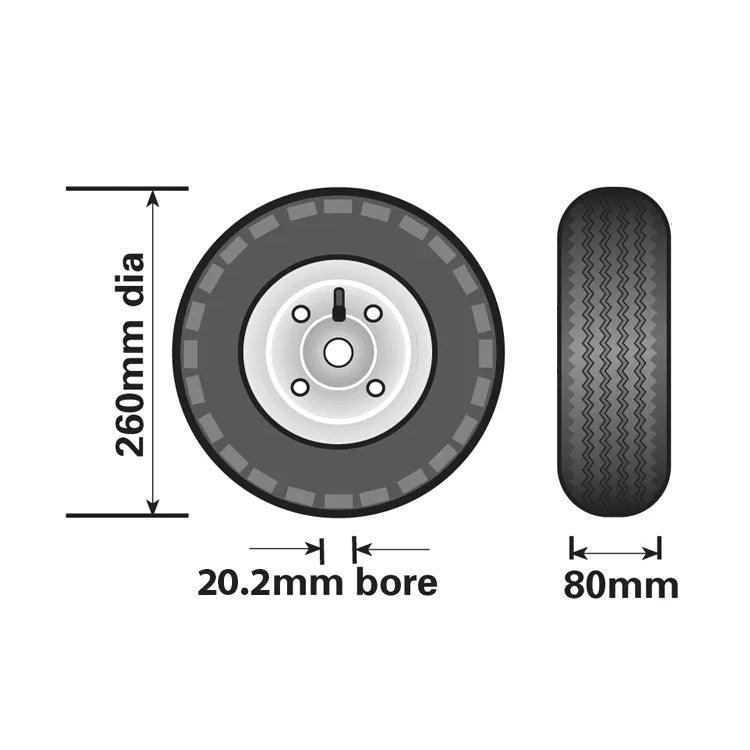 Pneumatic Jockey Wheel Replacement Spare Wheel - Towsure