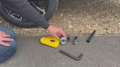 Milenco Alpha Gold Caravan Wheel Lock Wheelclamp