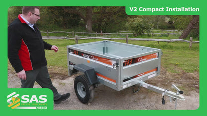 SAS Green V2 Compact Trailer Wheelclamp