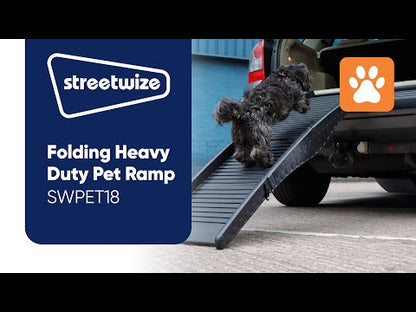 Streetwize Heavy Duty Folding Pet Ramp for Car - 152cm x 40cm