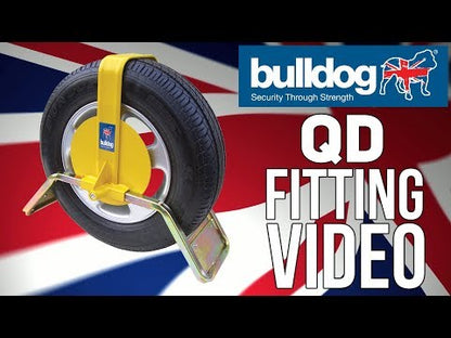 Bulldog QD22Y Wheel Clamp (13" Steel Wheel)