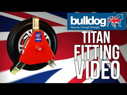 Bulldog Titan 195/S Wheel Clamp Suits  13", 14" & 15" Wheels With Alloy Wheel