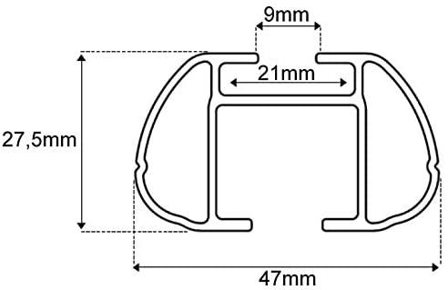 Sherman 120cm Roof Rail Bars - Towsure