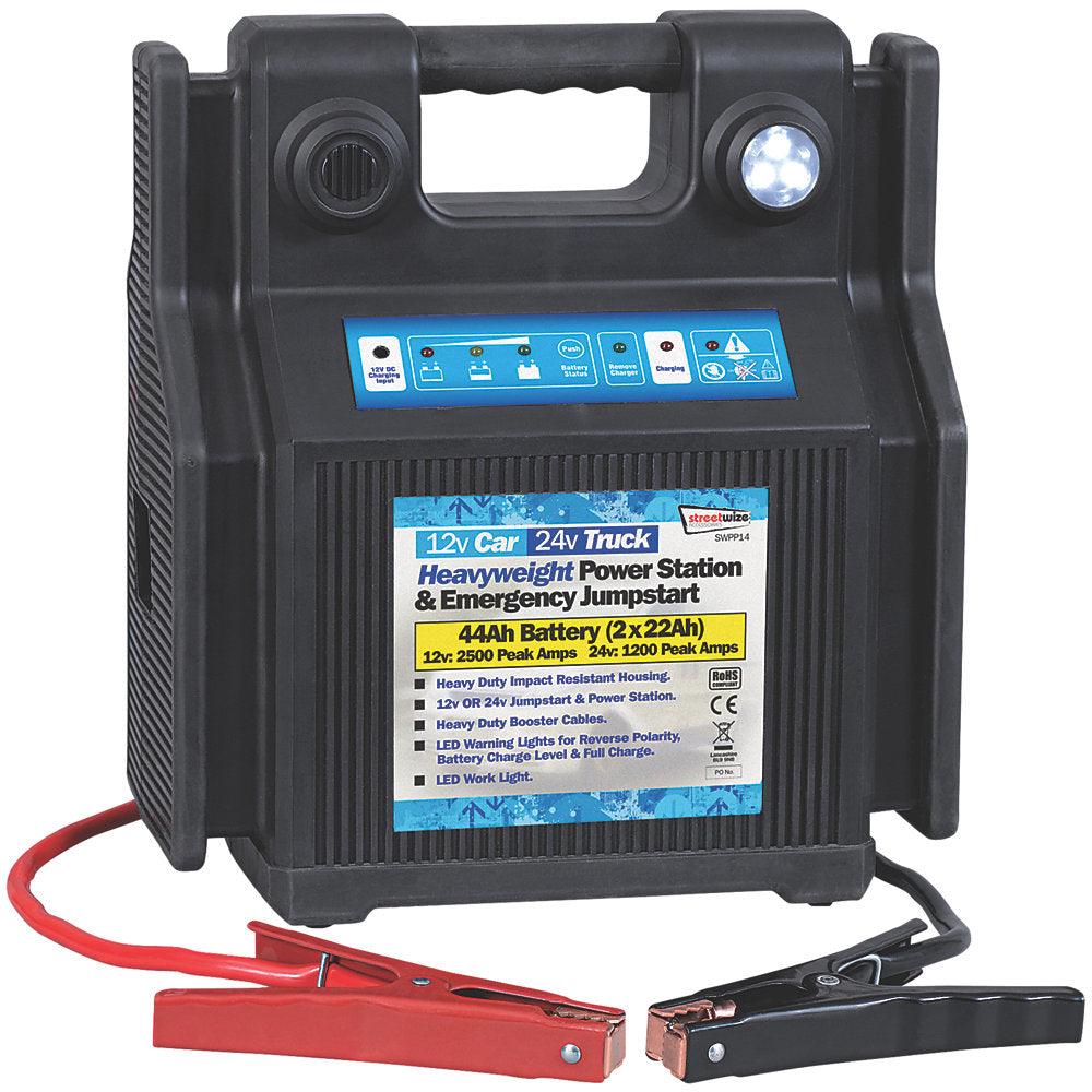 Streetwize Heavy Duty 12v & 24v Jump Starter