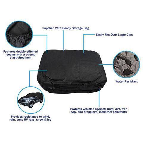 Streetwize 4x4 SUV Breathable Car Cover - Fits up to 4.9M - Towsure