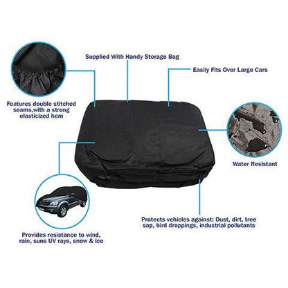 Streetwize Car Cover Large - Fits up to 4.8M / 16FT - Towsure