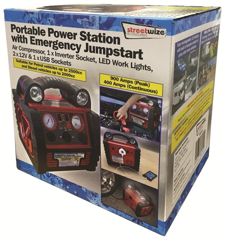 Streetwize Portable Power Station 12V 6 In 1 - Towsure