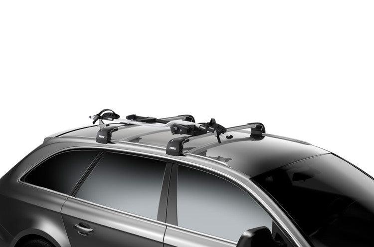 Thule ProRide 598 Roof Bar Cycle Carrier (20kg) - Silver - Towsure