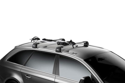 Thule ProRide 598 Roof Bar Cycle Carrier (20kg) - Silver - Towsure