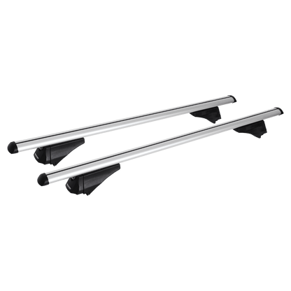 Tiger 135cm Roof Rail Bars - Silver - Towsure