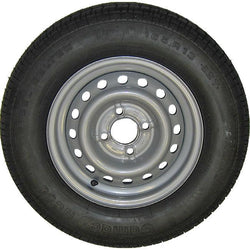 Trailer / Caravan Wheel and Tyre - 165x13 - 100mm PCD - Towsure
