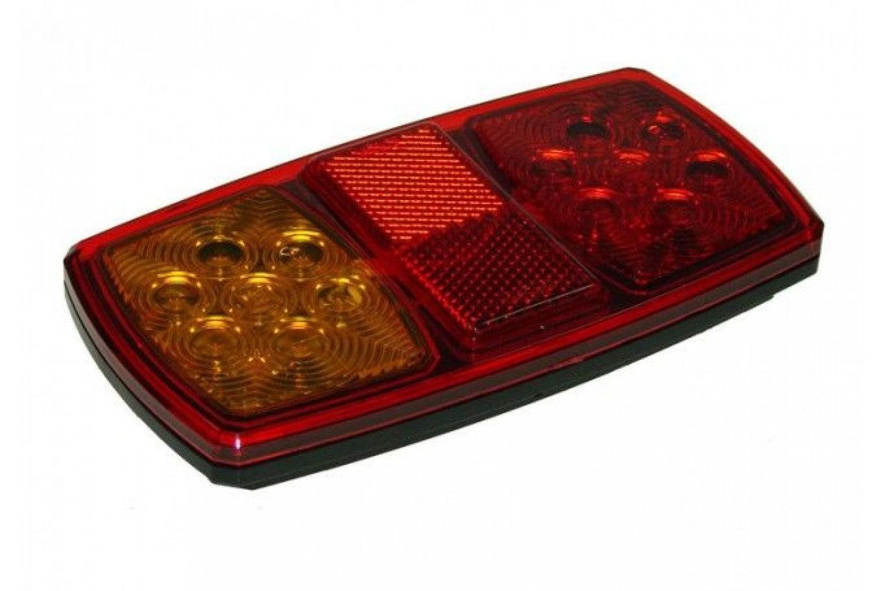 Trailer Lamp 12V LED Left Hand Rectangle Rear - Towsure