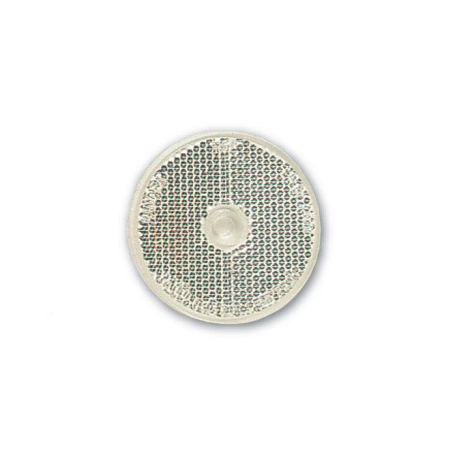 Trailer Side Reflector - Round White - Towsure