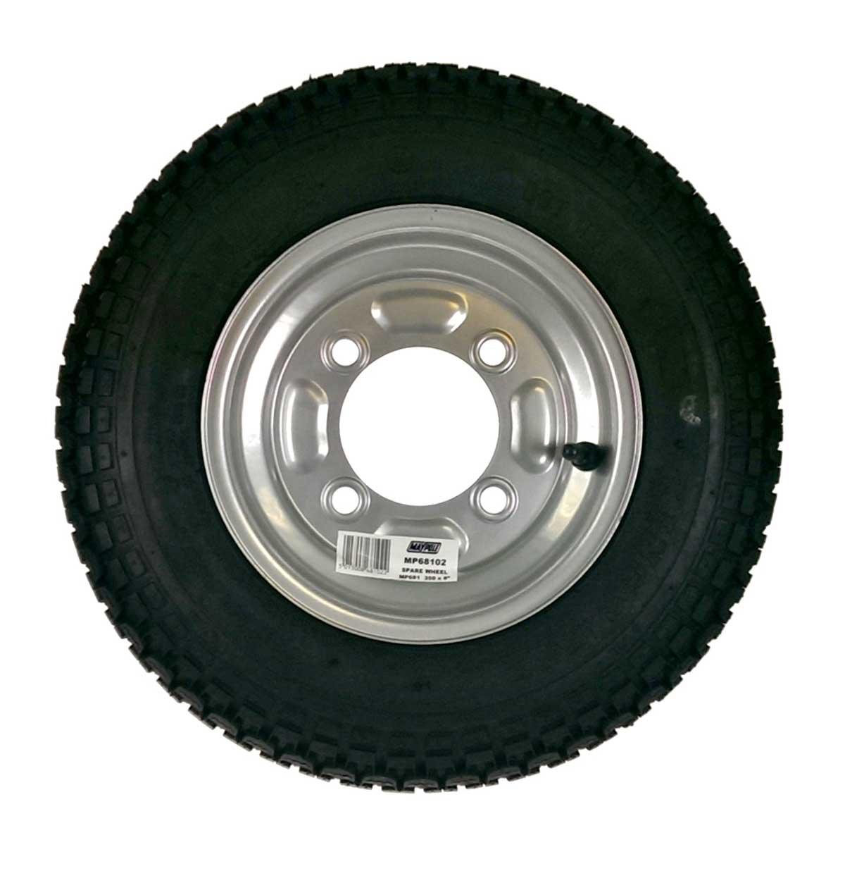 Trailer Wheel 350 X 8 - Suits Towsure 245 Trailer - Towsure