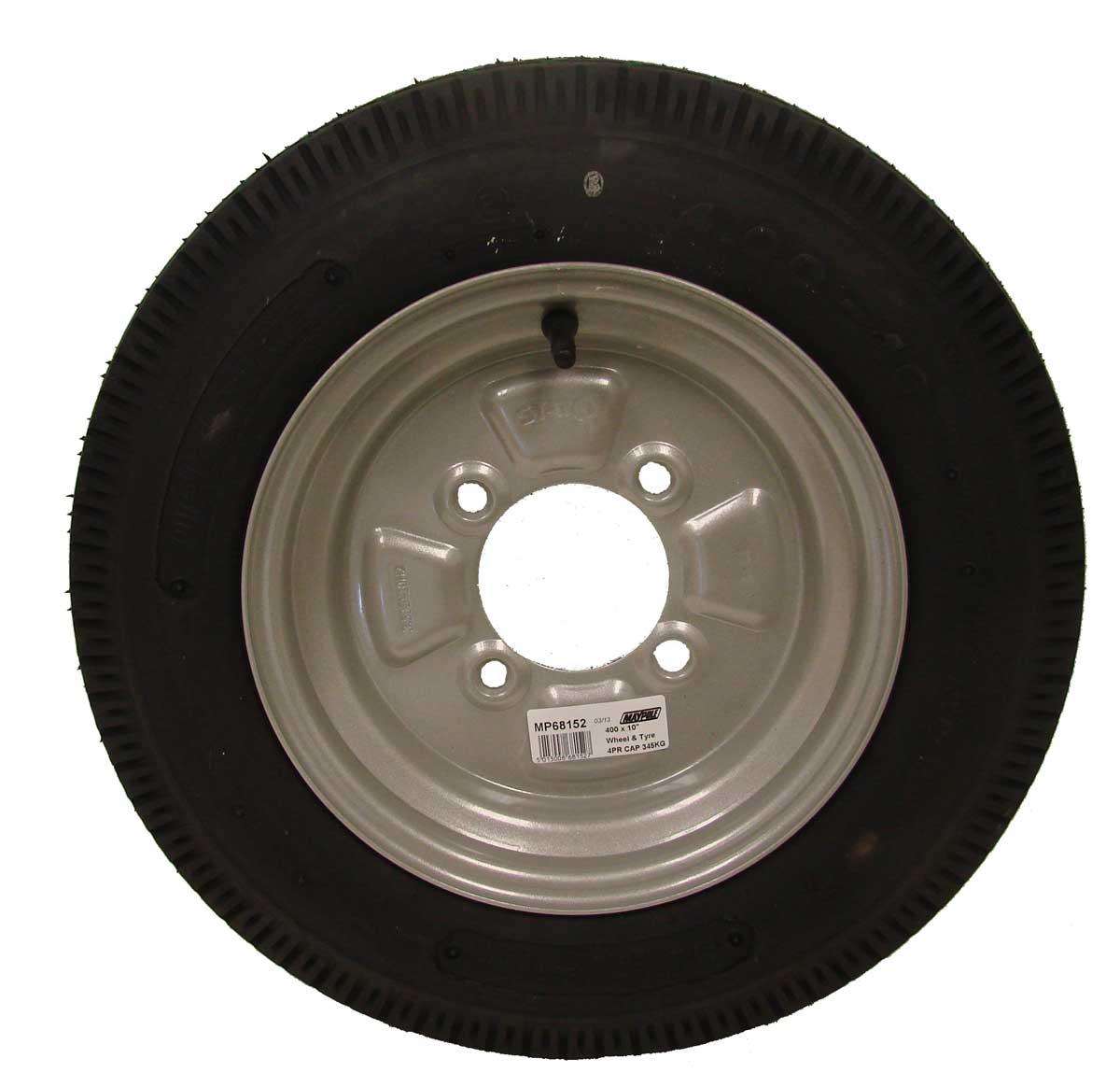 Trailer Wheel 400 x 10 - Suits Towsure 424 Trailer - Towsure