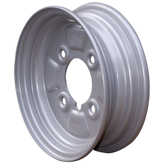 Trailer Wheel Rim - 400 X 8 - 4" PCD - Silver - Towsure