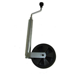 Wide Telescopic Jockey Wheel 48mm 100kg - Towsure